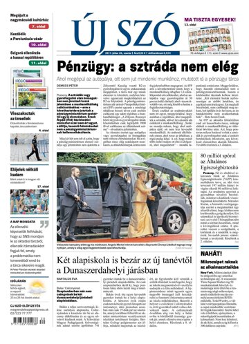 Obálka e-magazínu Új Szó 26.7.2017