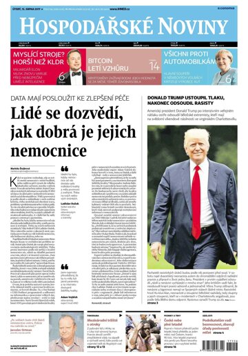 Obálka e-magazínu Hospodářské noviny 156 - 15.8.2017