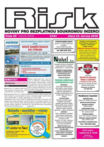 Obálka e-magazínu Risk 43/2018