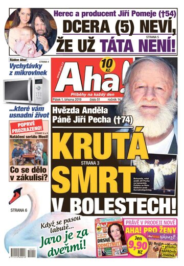 Obálka e-magazínu AHA! 1.3.2019