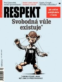 Obálka e-magazínu Respekt 49/2012