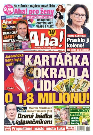 Obálka e-magazínu AHA! 11.9.2019