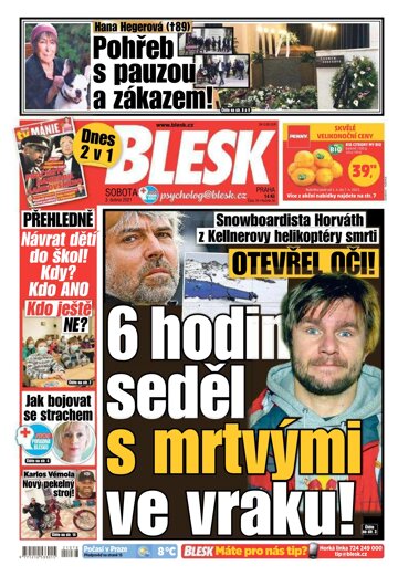 Obálka e-magazínu Blesk 3.4.2021