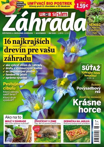 Obálka e-magazínu Záhrada 2021 08