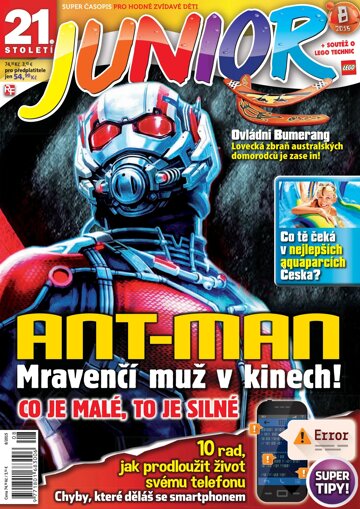 Obálka e-magazínu 21. století JUNIOR 8/15