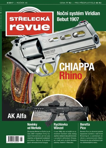 Obálka e-magazínu Střelecká revue 8/2017