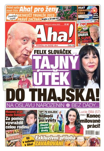 Obálka e-magazínu AHA! 23.5.2023