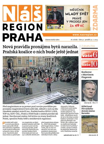Obálka e-magazínu Náš Region - Praha 31/2023