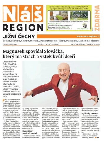 Obálka e-magazínu Náš Region - Jižní Čechy 42/2023