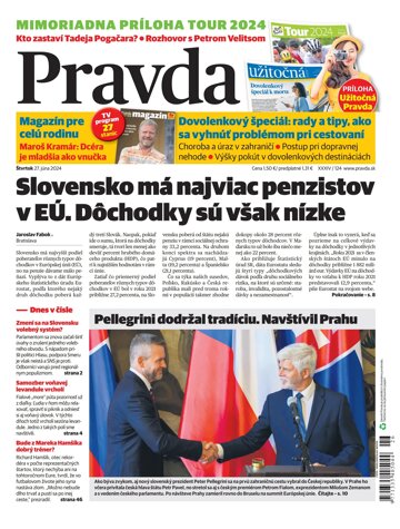 Obálka e-magazínu Pravda 27. 6. 2024