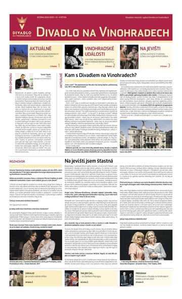 Obálka e-magazínu Hospodářské noviny - příloha 092 - 15.5.2025 Divadlo na Vinohradech