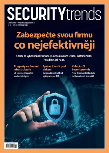 Obálka e-magazínu SECURITYtrends 2/2025