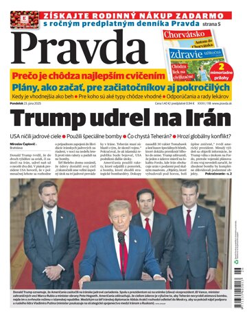 Obálka e-magazínu Pravda 23. 6. 2025