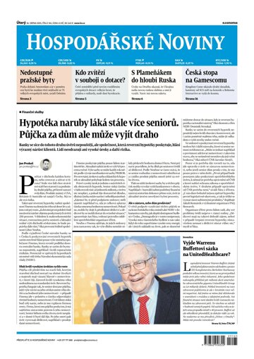 Obálka e-magazínu Hospodářské noviny 165 - 26.8.2025