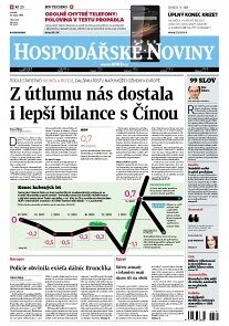 Obálka e-magazínu Hospodářské noviny 158 - 15.8.2013