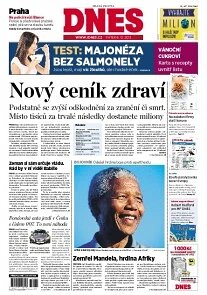 Obálka e-magazínu MF Dnes 6.12.2013