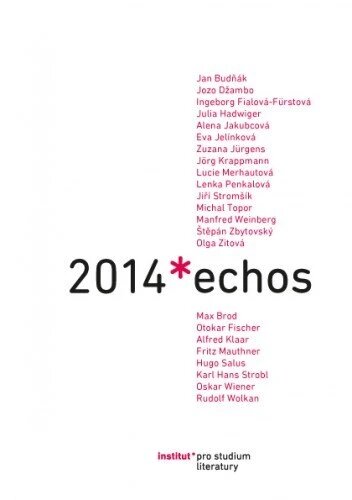 Obálka knihy Echos 2014. Fórum pro germanobohemistiku / Germanobohemistisches Forum