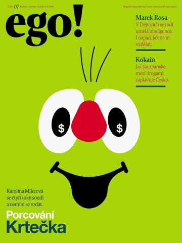 Obálka e-magazínu Hospodářské noviny - příloha Ego! 075 - 17.4.2015 Ego!