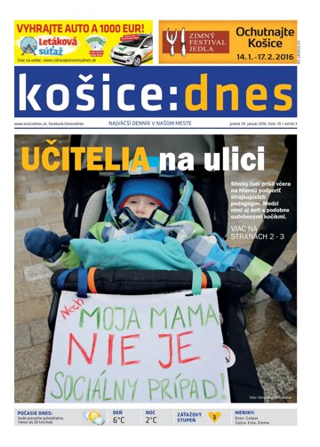 Obálka e-magazínu košice:dnes 29.1.2016