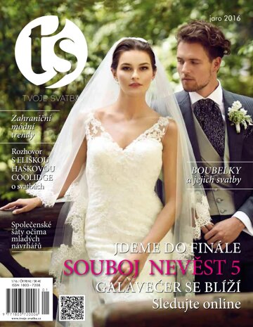 Obálka e-magazínu Tvoje Svatba jaro 2016
