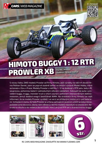 Obálka e-magazínu HIMOTO BUGGY 1 : 12 RTRPROWLER XB