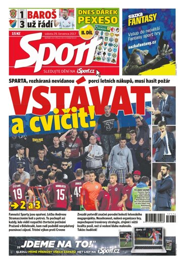 Obálka e-magazínu Sport 29.7.2017