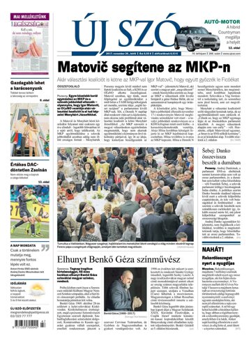 Obálka e-magazínu Új Szó 20.11.2017