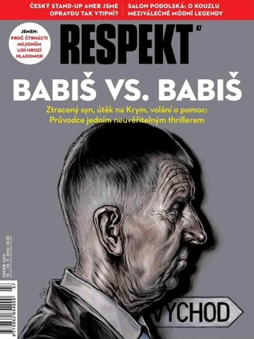 Obálka e-magazínu Respekt 47/2018