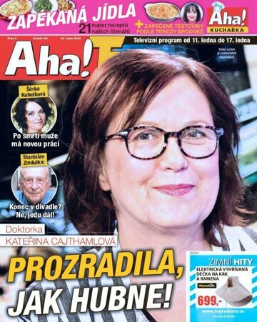 Obálka e-magazínu AHA! Tv - 10.1.2019