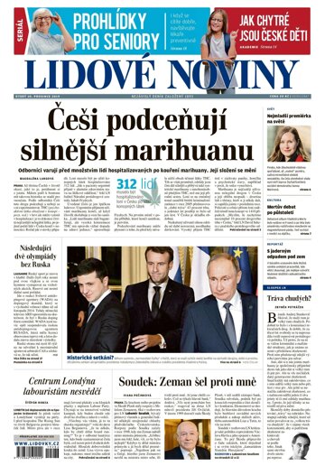 Obálka e-magazínu Lidové noviny 10.12.2019