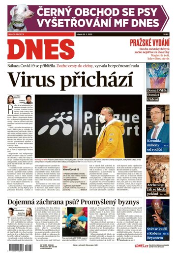 Obálka e-magazínu MF Dnes 26.2.2020