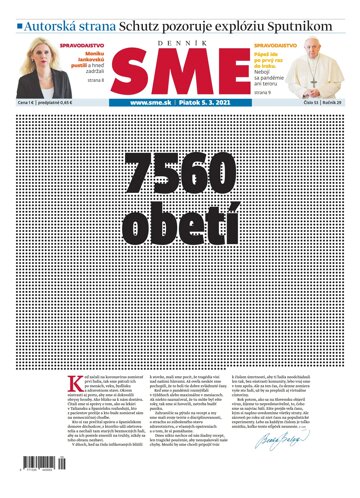 Obálka e-magazínu SME 5-3-2021