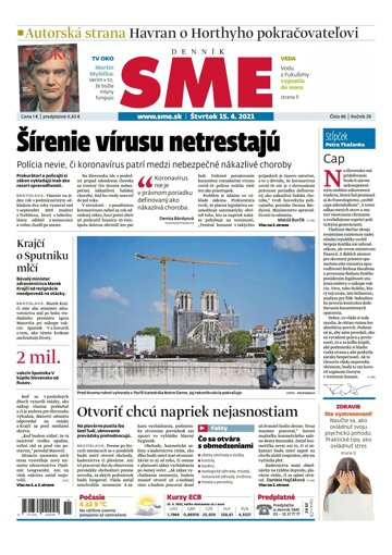 Obálka e-magazínu SME 15-4-2021