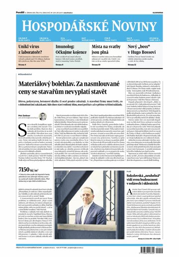 Obálka e-magazínu Hospodářské noviny 114 - 14.6.2021