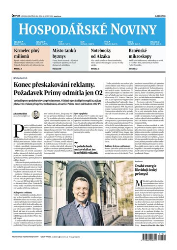 Obálka e-magazínu Hospodářské noviny 024 - 3.2.2022