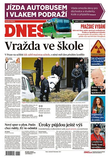 Obálka e-magazínu MF Dnes 1.4.2022