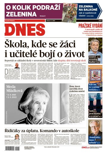 Obálka e-magazínu MF Dnes 4.5.2022