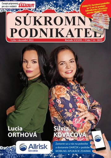 Obálka e-magazínu Súkromný podnikateľ 7-8/2022