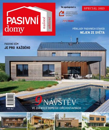 Obálka e-magazínu PASIVNÍ domy 2023