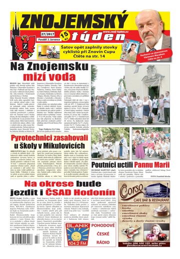 Obálka e-magazínu Znojemský týden 27/2017