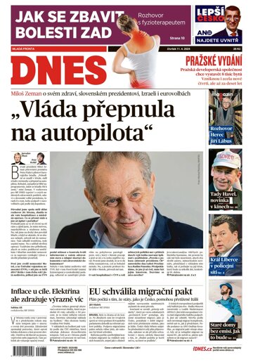 Obálka e-magazínu MF Dnes 11.4.2024