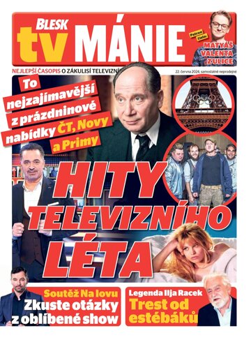 Obálka e-magazínu Blesk Tv manie 22.6.2024