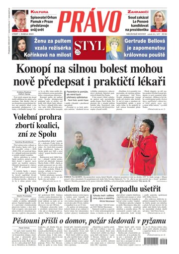 Obálka e-magazínu Deník Právo 1.4.2025
