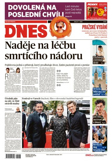Obálka e-magazínu MF Dnes 8.7.2025