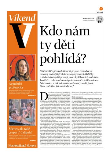 Obálka e-magazínu Hospodářské noviny - příloha Víkend 158 - 15.8.2025 Víkend