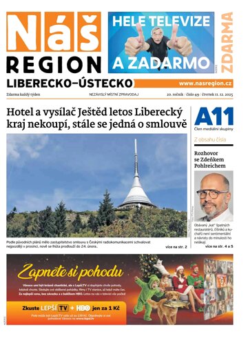 Obálka e-magazínu Náš Region - Ústecko 49/2025