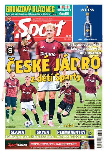 Obálka e-magazínu Sport 20.7.2026