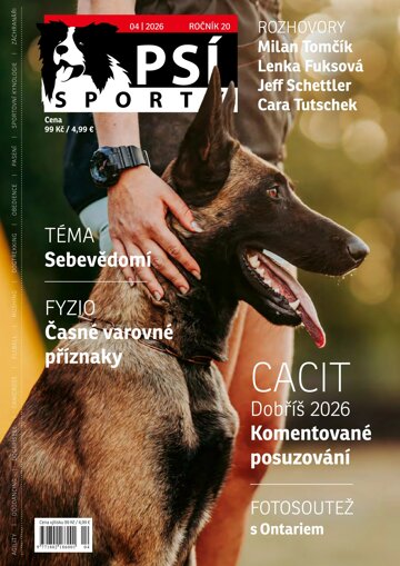 Obálka e-magazínu Psí sporty 4/2026