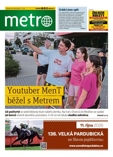 Obálka e-magazínu deník METRO 16.9.2026