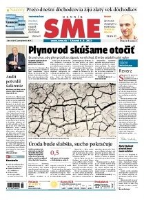 Obálka e-magazínu SME 6.8.2013